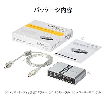 Amazon | StarTech.com 7.1ch対応USB-DACヘッドホンアンプ S